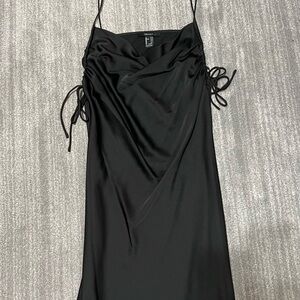 Forever 21 Black Backless Dress
